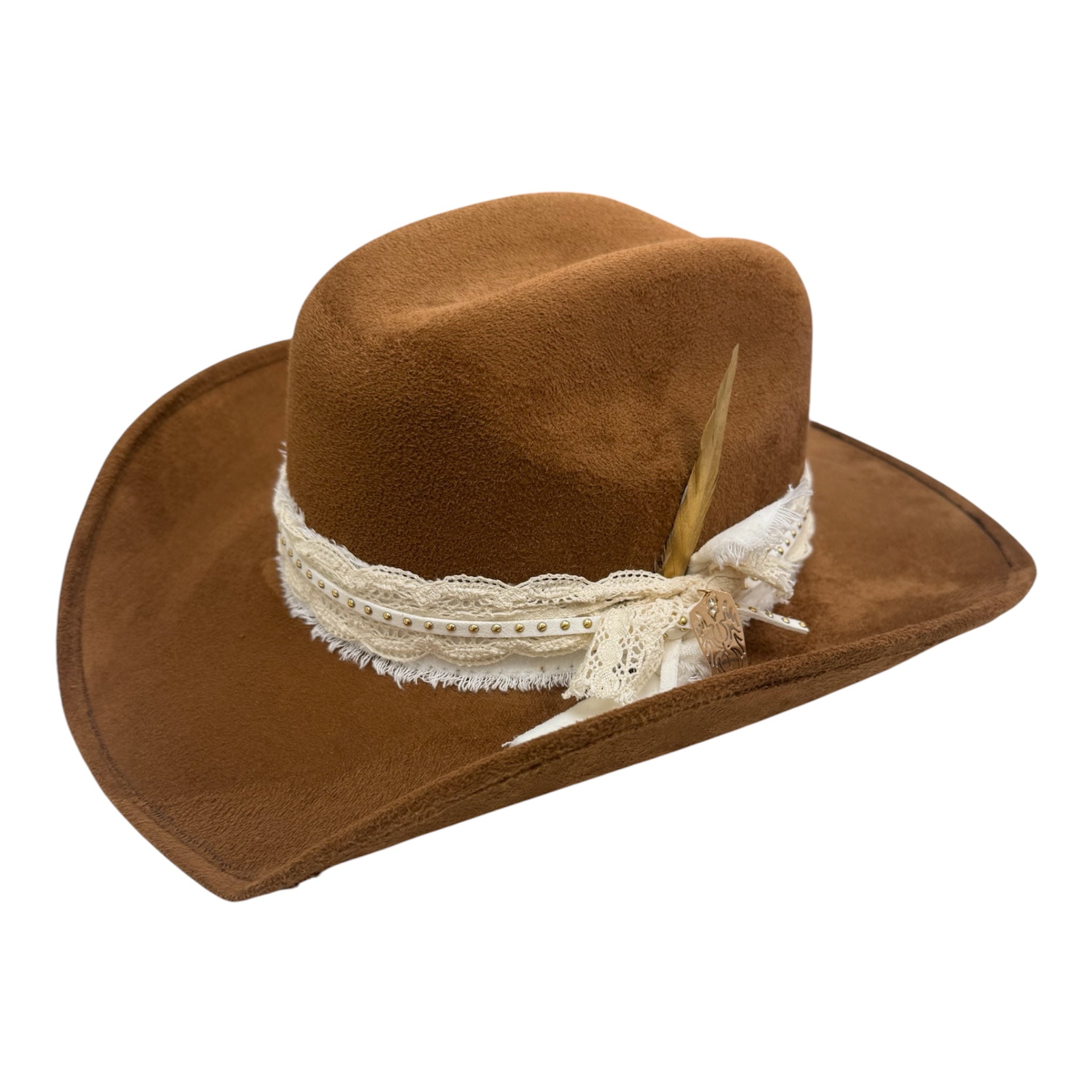 One-size Camel Cowgirl Hat